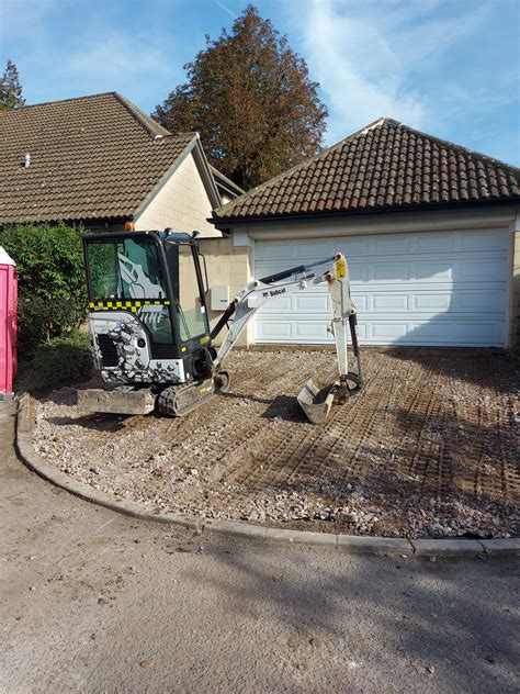 mini digger hire weston